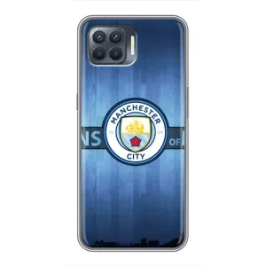 Силиконовые Чехлы принт Футбол на OPPO Reno 4 Lite (ManCity)