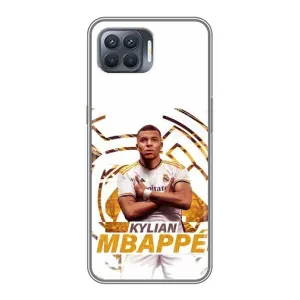 Чехол (TPU) с Футболистом на OPPO Reno 4 Lite (Мбаппе Реал)