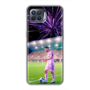 Чехлы Лео Месси в Майами на OPPO Reno 4 Lite (Месси в Майами)