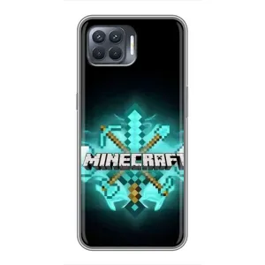 Чехол майнкрафт для OPPO Reno 4 Lite (MineCraft 2)