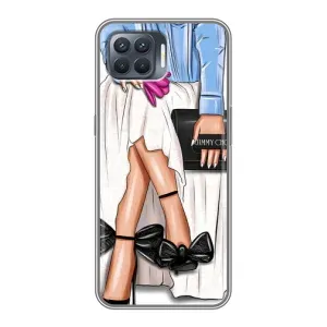 Силиконовый Чехол на OPPO Reno 4 Lite с картинкой Стильных Девушек (Мода)