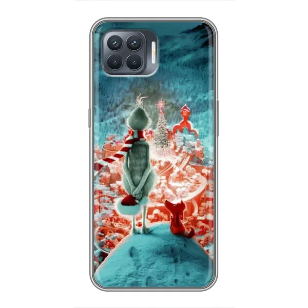 Чехол с рисунком «Новогодний Гринч» для OPPO Reno 4 Lite Чехол с рисунком «Новогодний Гринч» для OPPO Reno 4 Lite