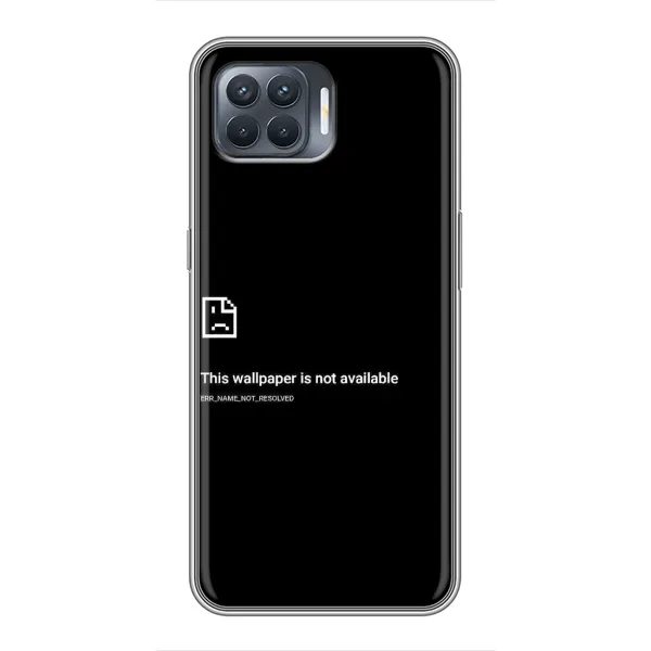Чехол с рисунком «Ошибка» для OPPO Reno 4 Lite Чехол с рисунком «Ошибка» для OPPO Reno 4 Lite