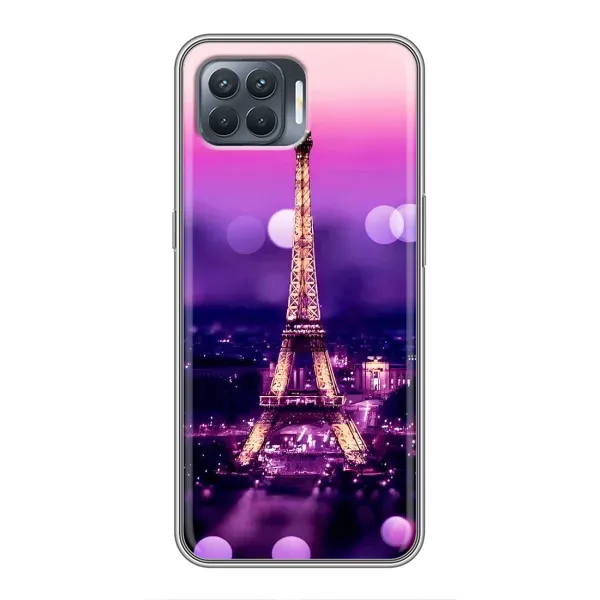 Чехол с рисунком «Париж башня» для OPPO Reno 4 Lite Чехол с рисунком «Париж башня» для OPPO Reno 4 Lite