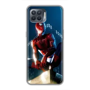 Чохол Супергерой Людина Павук на OPPO Reno 4 Lite (Павук на домі)