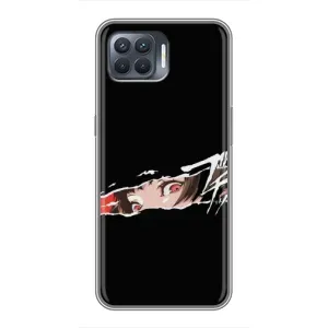 Силиконовые чехлы с глазами Anime для Оппо Рено 4 Лайт (Персона 5)