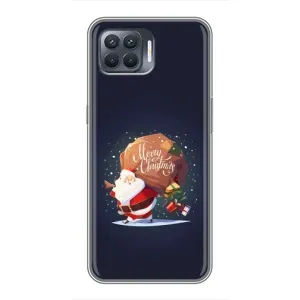 Чохол Санта Клаус для OPPO Reno 4 Lite (Подарунки від Санти)