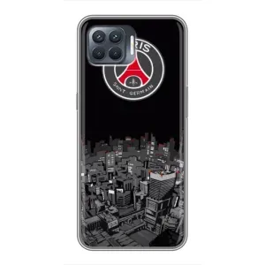 Силиконовые Чехлы принт Футбол на OPPO Reno 4 Lite (PSG)