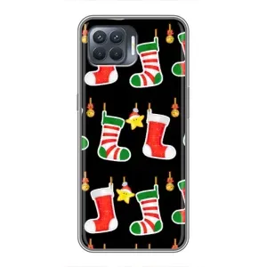 Силіконовий бампер на різдво для OPPO Reno 4 Lite (Різдвяні подарунки)