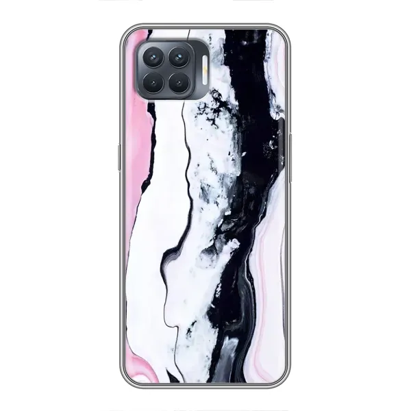 Чехол с рисунком «Розовый мрамор» для OPPO Reno 4 Lite Чехол с рисунком «Розовый мрамор» для OPPO Reno 4 Lite