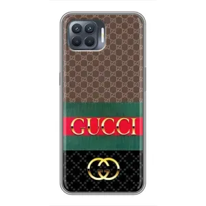 Чехлы Бренд GUCCI для OPPO Reno 4 Lite (Стиль GUCCI)