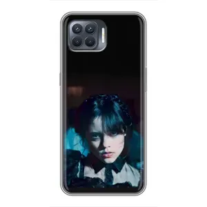 Чехлы с принтом Уэнсдей на OPPO Reno 4 Lite (Танец Уэнсдей)