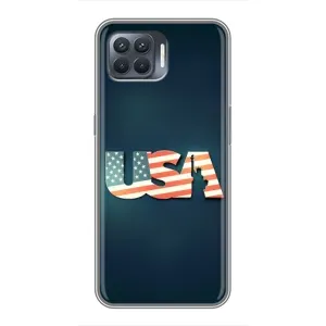 Чохол Прапор USA для OPPO Reno 4 Lite (USA)