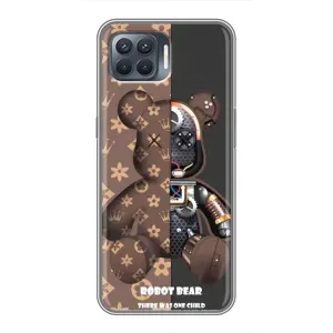 Силиконовый чехол для OPPO Reno 4 Lite (Медмедь Луи Виттон)