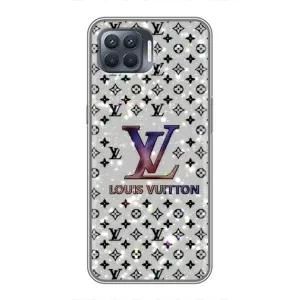 Чехол Стиль Louis Vuitton на OPPO Reno 4 Lite (Яркий LV)