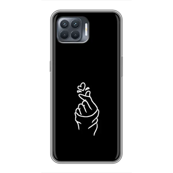 Чехол с рисунком «Знак Сердечка» для OPPO Reno 4 Lite Чехол с рисунком «Знак Сердечка» для OPPO Reno 4 Lite