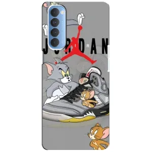 Силіконовый Чохол Nike Air Jordan на Оппо Рено 4 Про (Air Jordan)