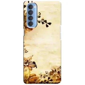 Чехлы с тематикой "ЦВЕТЫ" на Oppo Reno 4 Pro (Арт-цветы)
