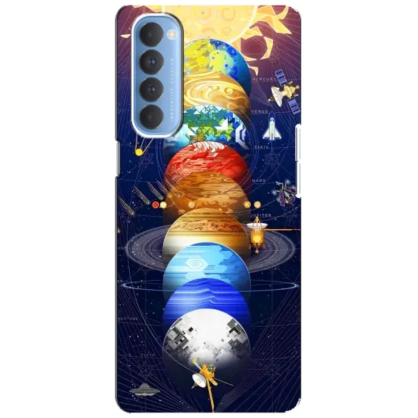 Чехол с рисунком «Арт планети» для OPPO Reno 4 Pro Чехол с рисунком «Арт планети» для OPPO Reno 4 Pro