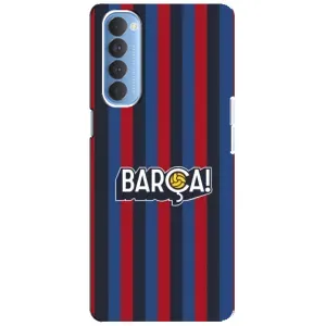 Чехол для Oppo Reno 4 Pro (Барселона) (BARCA)