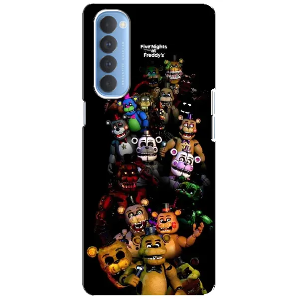 Чехол с рисунком «Bear Freddy's» для OPPO Reno 4 Pro