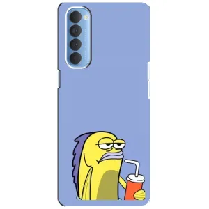 Чехол с рисунком «Безразличие» для OPPO Reno 4 Pro