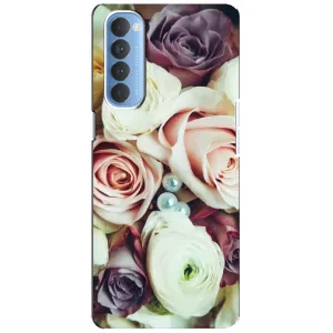 Чехлы с принтом Розочки для Oppo Reno 4 Pro (Букет РОЗ)