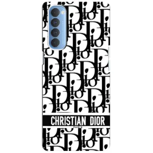 Чехол (Dior, Prada, YSL, Chanel) для Oppo Reno 4 Pro (Christian Dior)