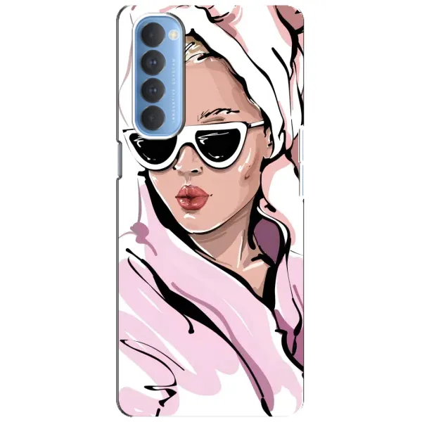 Чехол с рисунком «Девушка в халате» для OPPO Reno 4 Pro Чехол с рисунком «Девушка в халате» для OPPO Reno 4 Pro