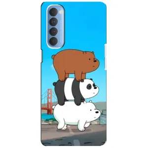 Чохли з Пандами на Oppo Reno 4 Pro (Друзі)