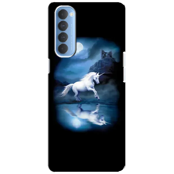 Чехол с рисунком «Единорог» для OPPO Reno 4 Pro Чехол с рисунком «Единорог» для OPPO Reno 4 Pro