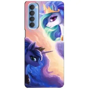 Чохол Unicorn на Oppo Reno 4 Pro (Єдиноріжки на хамарках)