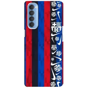 Чехол для Oppo Reno 4 Pro (Барселона) (Фанат Барсы)