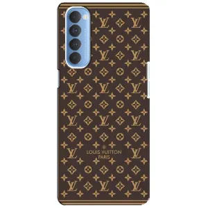 Чохол Стиль Louis Vuitton на Oppo Reno 4 Pro (Фон Луі Віттон)