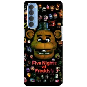Чохли П'ять ночей з Фредді для Оппо Рено 4 Про (Freddy)