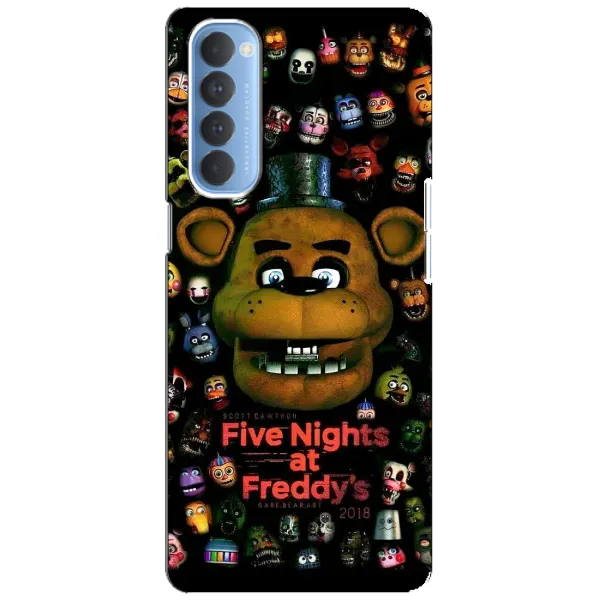 Чехол с рисунком «Freddy» для OPPO Reno 4 Pro