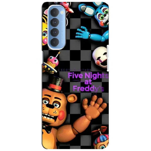Чехол с рисунком «Freddy's» для OPPO Reno 4 Pro