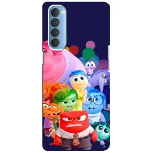 Чохол Головоломка для Oppo Reno 4 Pro - (AlphaPrint) (Герої головоломки)