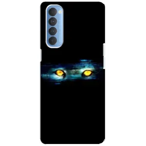 Чохли з зображенням різних тварин на Oppo Reno 4 Pro (Очі)