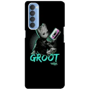 Чохол Супергерої Марвел на Оппо Рено 4 Про (Groot)