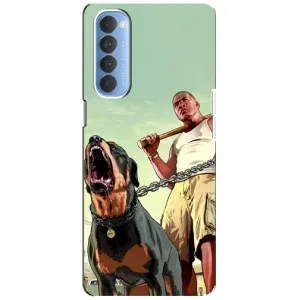 Чехол с рисунком «GTA» для OPPO Reno 4 Pro