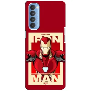 Чохол Супергерой Залізна Людина на Oppo Reno 4 Pro (Iron man)