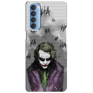 Чехлы с картинкой Джокера на Oppo Reno 4 Pro (Joker клоун)
