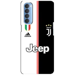 Чехлы с ТОП Футбольными клубами на Oppo Reno 4 Pro (Juventus)