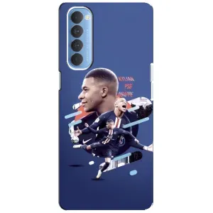 Чехол (TPU) с Футболистом на Oppo Reno 4 Pro (Килиан)