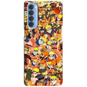 Чохли з принтом НАРУТО на Oppo Reno 4 Pro (Коллаж Наруто)