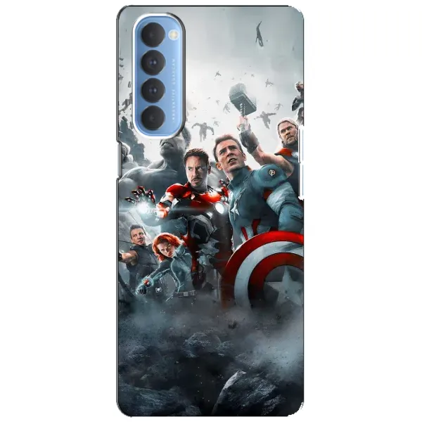 Чехол с рисунком «Команда марвел» для OPPO Reno 4 Pro