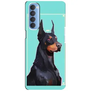Чохол ДОБЕРМАН для Oppo Reno 4 Pro (Король доберман)