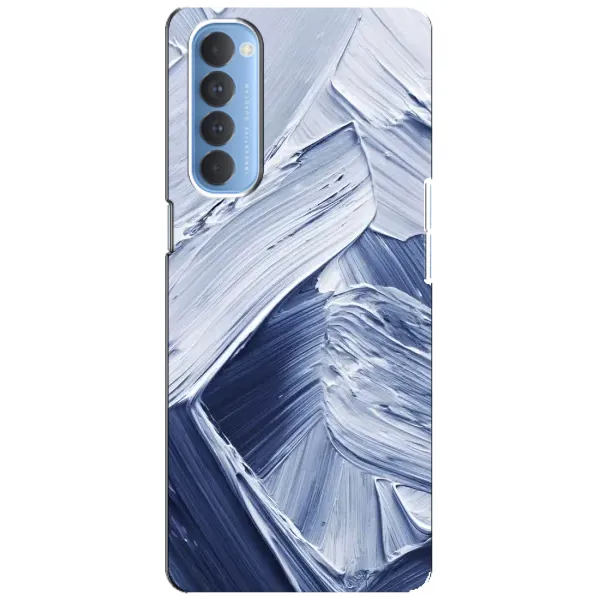 Чехол с рисунком «Краски мазки» для OPPO Reno 4 Pro