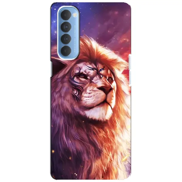 Чехол с рисунком «Красочный ЛЕВ» для OPPO Reno 4 Pro Чехол с рисунком «Красочный ЛЕВ» для OPPO Reno 4 Pro